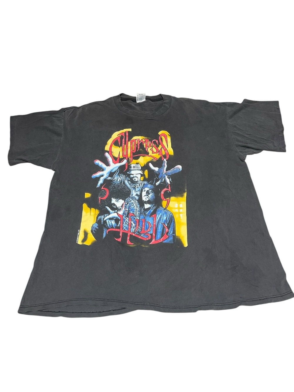 VTG 90s The Cypress Hill Expierience Shirt Size XL Rap Tee Faded Hip Hop GEM